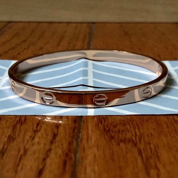 No brand Jewelry - Rose Gold Love Bracelet Bangle